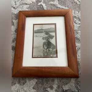 Kim Taylor Reece print signed double matter framed 10.5” x 12”